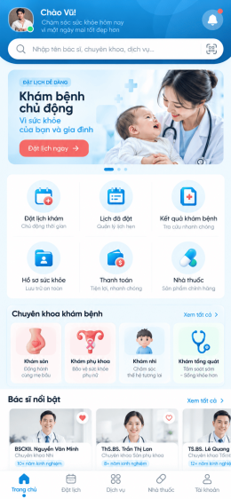 App Bệnh viện / Phòng khám